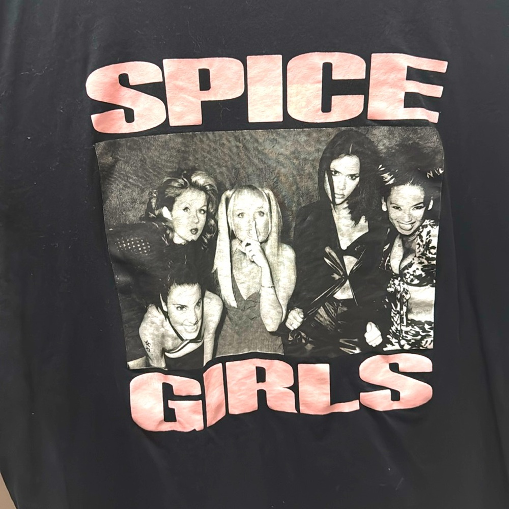 This oversized tee is a XL and so so soft and comfy.